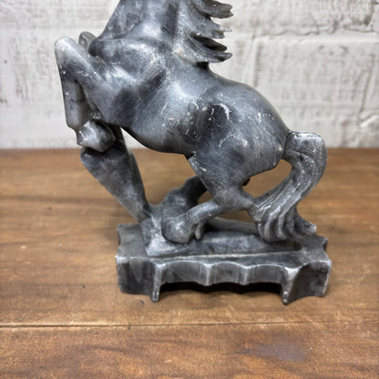 Vintage Carved Horse Statue Sculptures & Statue