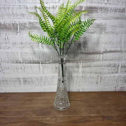 Glass Starburst Design Vase