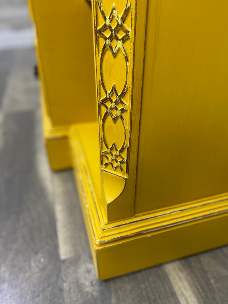 Yellow Buffet Desk