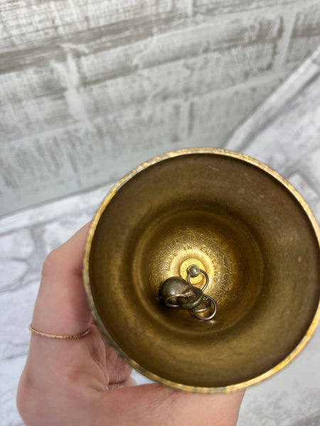 Vintage Brass Scottish Desk Bell