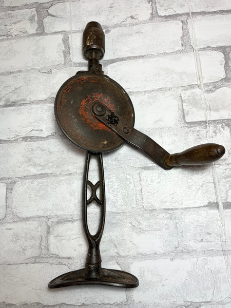 Antique Goodell Pratt Shoulder Hand Crank Drill