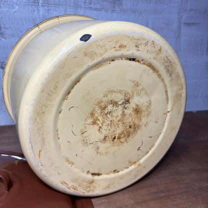 Vintage Enamel Stock Pot