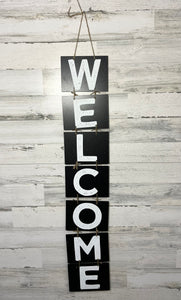 Farmhouse “Welcome” Sign