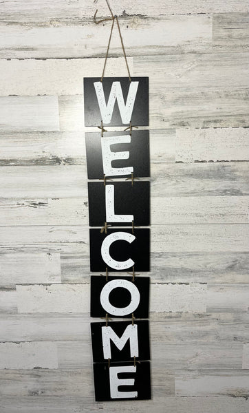 Farmhouse “Welcome” Sign
