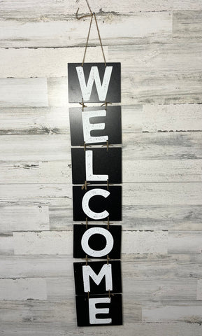 Farmhouse “Welcome” Sign