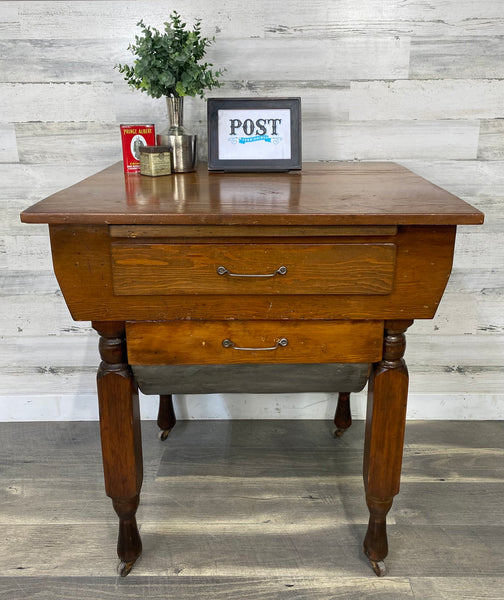 Antique Possum Belly Dough Bakers Table