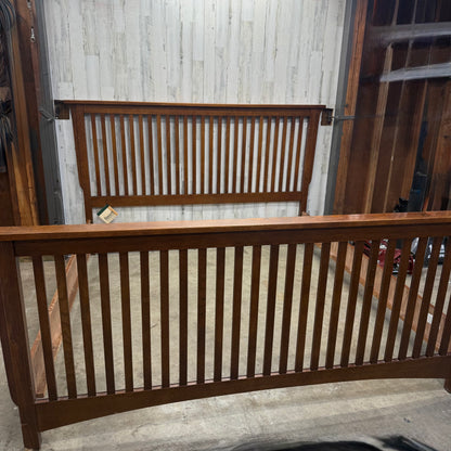 King Mission Style Bed Frame Bassett