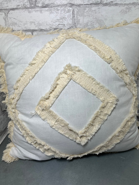 Tufted Geometric Pillow