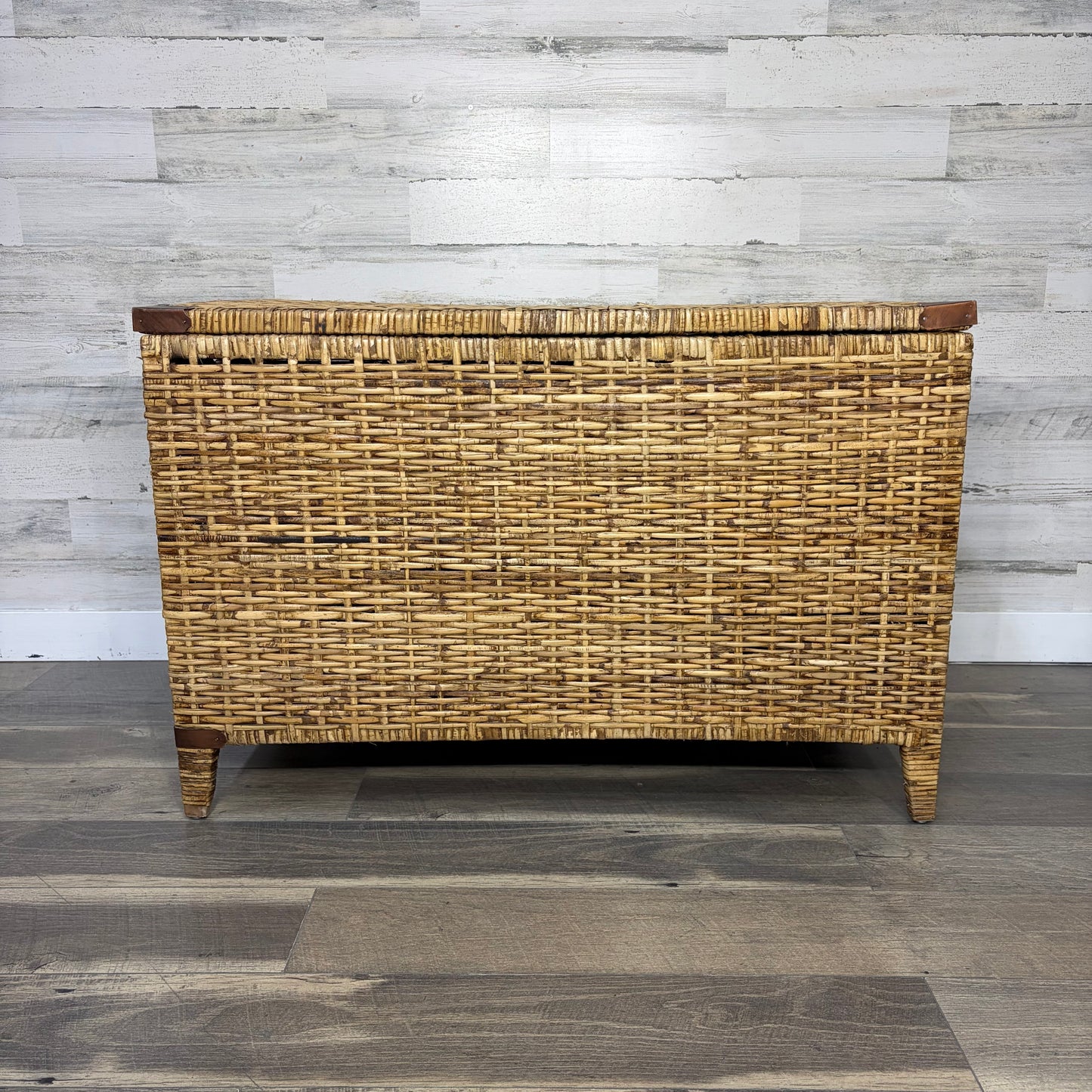 Large Wicker Chest Trunk