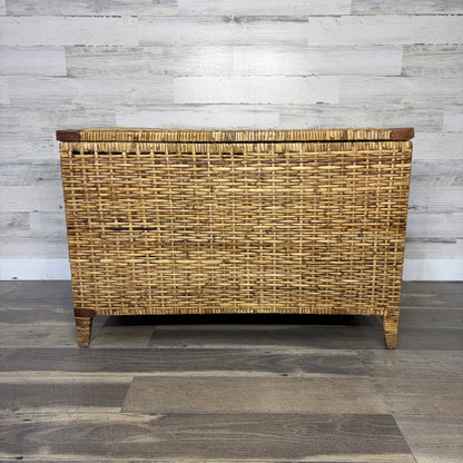 Large Wicker Chest Trunk