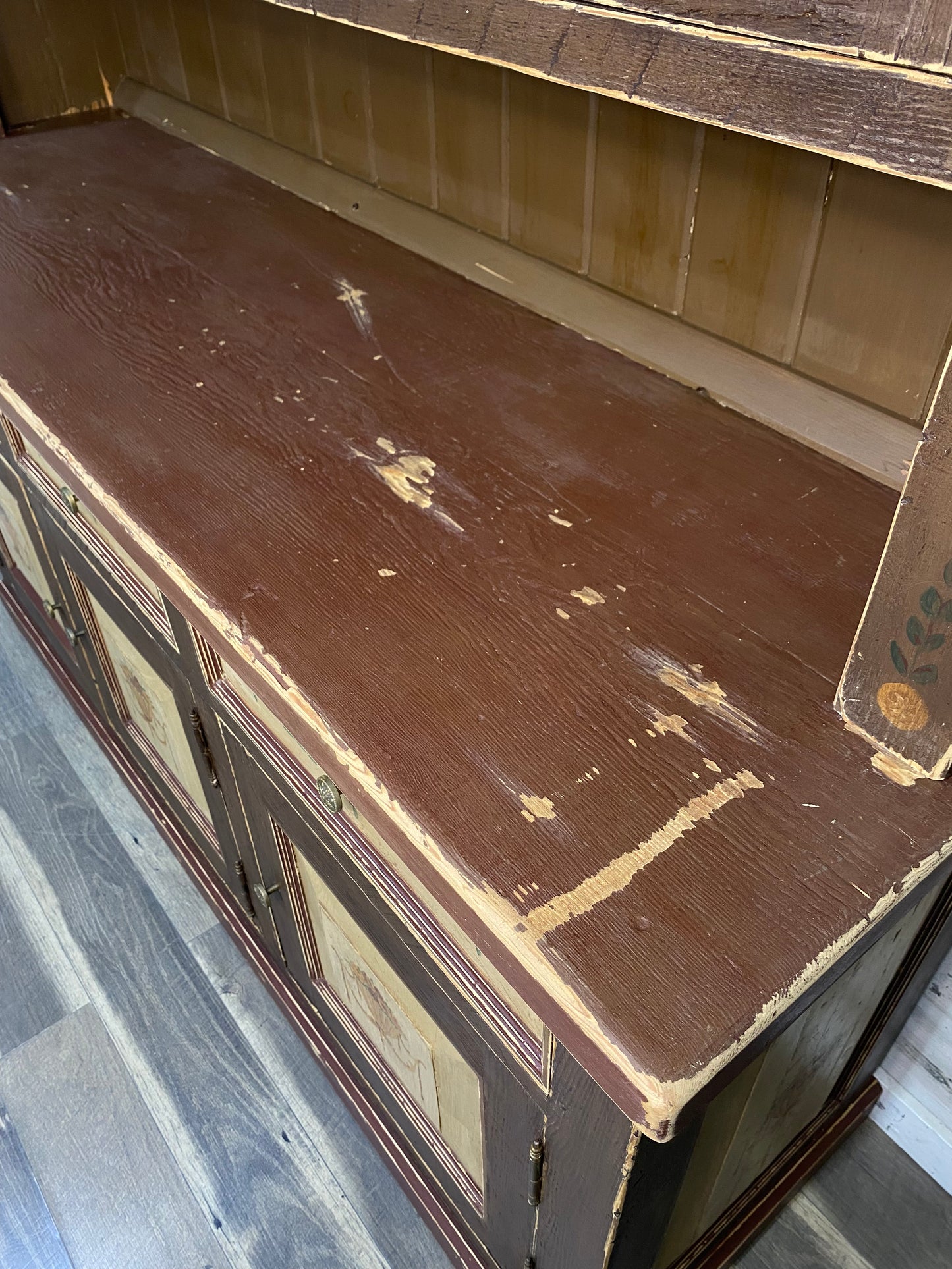 Rustic European Hutch