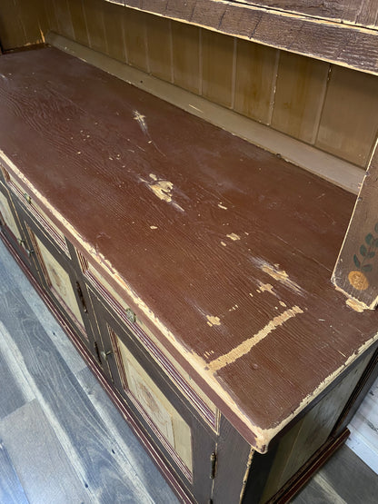 Rustic European Hutch