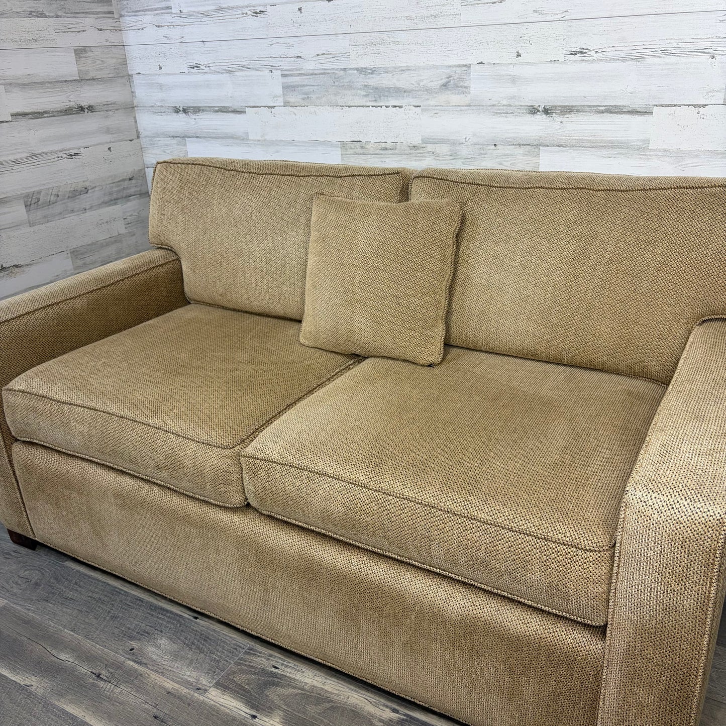 Beige Loveseat Made In USA