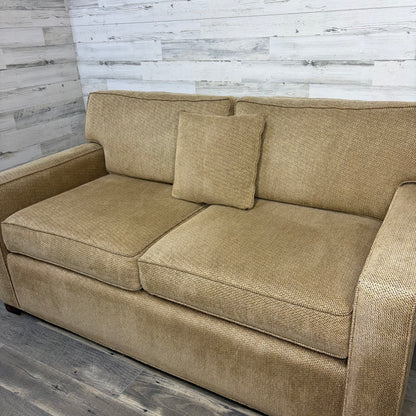 Beige Loveseat Made In USA