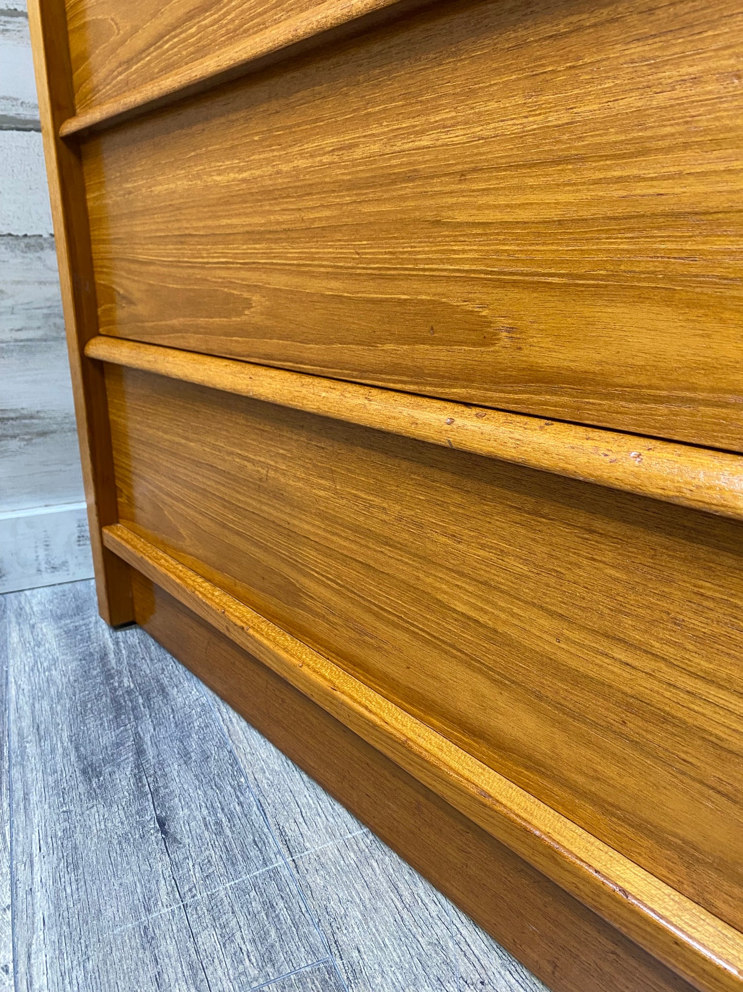 Danish Teak 2pc Dresser Set Jasper