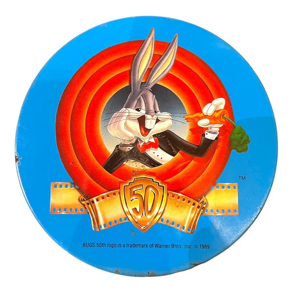 Vintage Happy Birthday Bugs Bunny Brachs Candy 1989 Tin