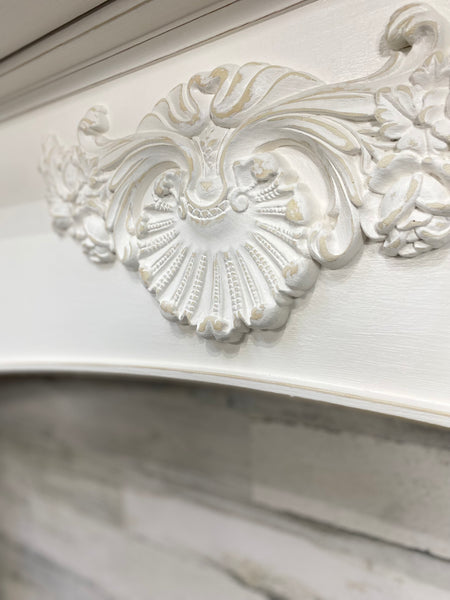 White Fireplace Mantel