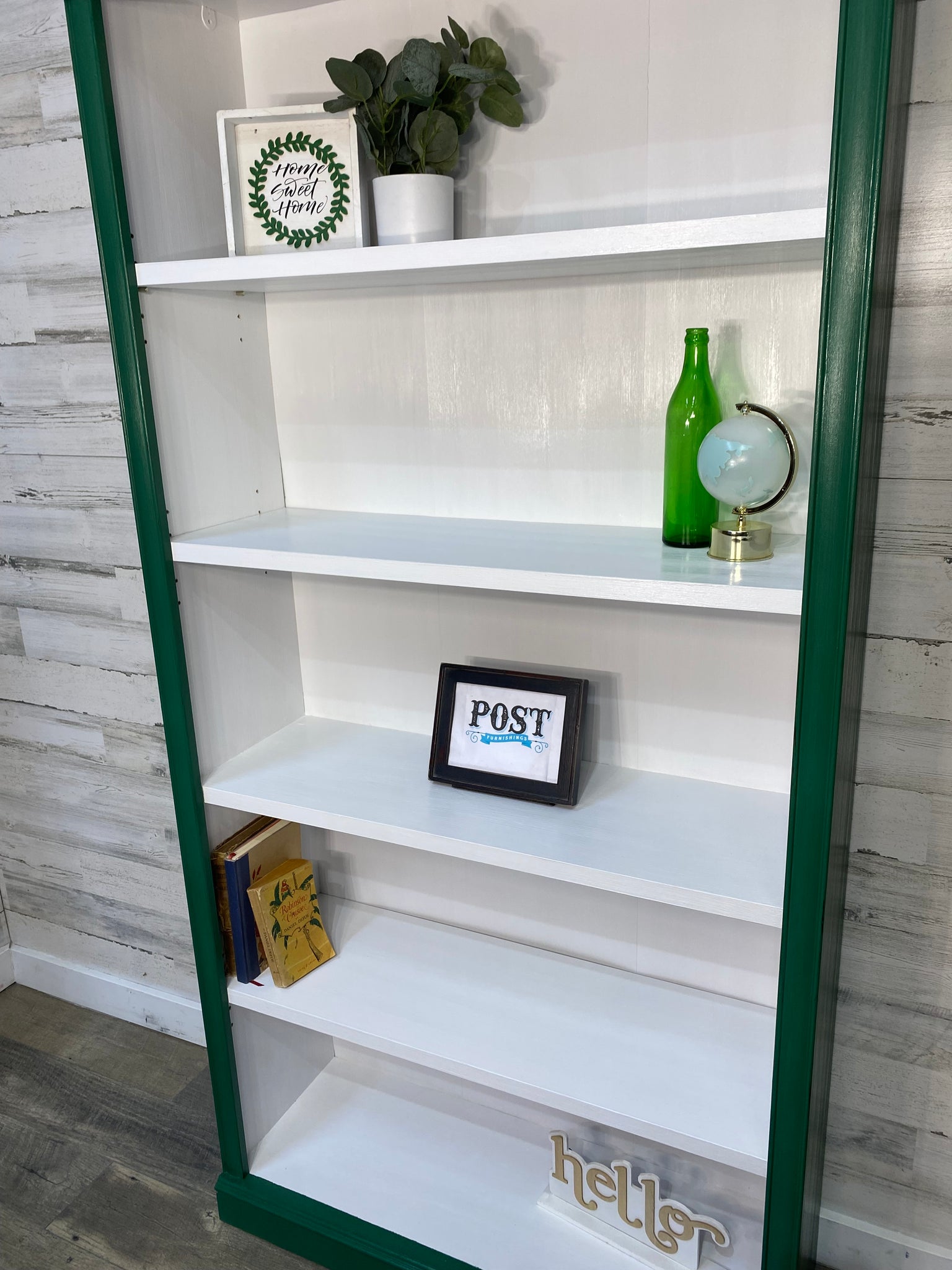 Large Green Bookshelf