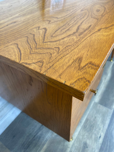 Mid Century Wood Desk