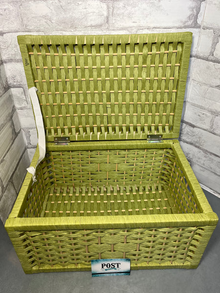 Green Woven Storage Box