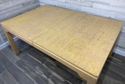 Mid Century Modern Grass Cloth Dining Table