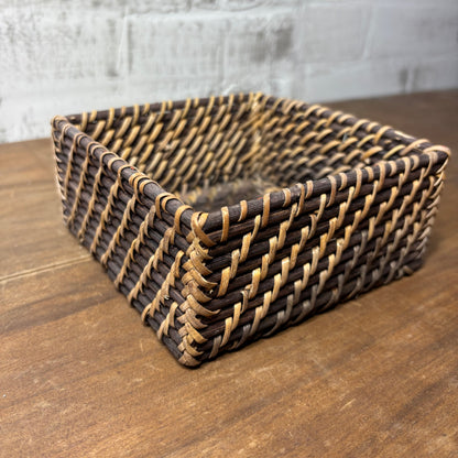 Rattan Squared Napkin Holder/ Basket