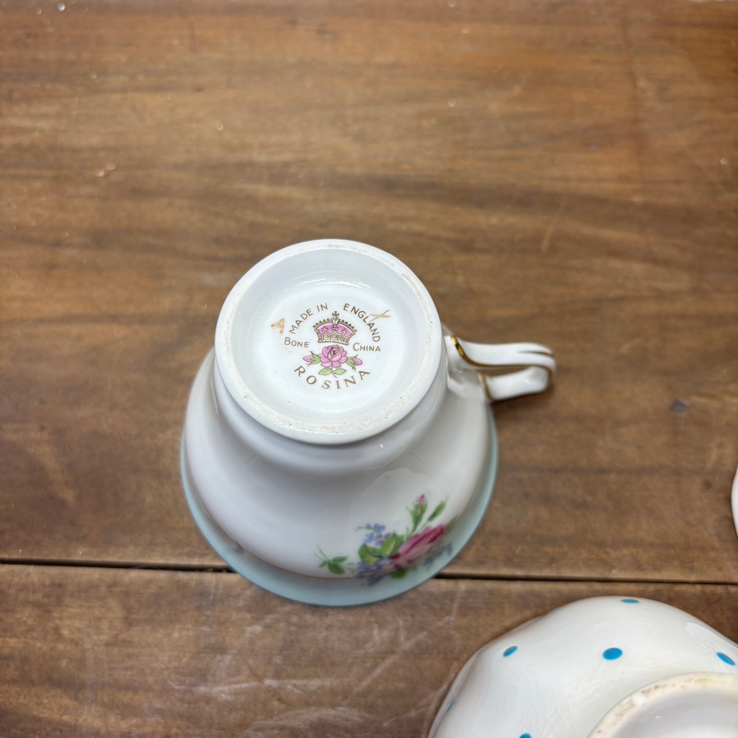 Vintage Teacup Set Of 4 #4