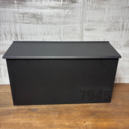 Black Metal Wall Mount Mailbox