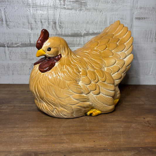 Vintage Decorative Ceramic Hen Figurine