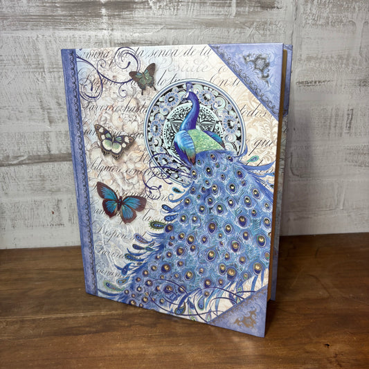 Peacock Decorative Book Storage Box