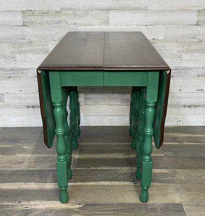 Green Drop Leaf Dining Table