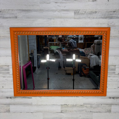 Large Orange Mirror