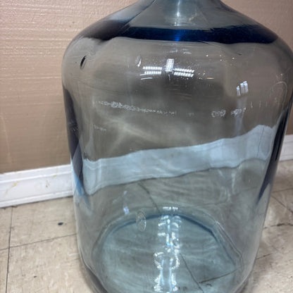 Vintage Blue Tint Large Glass Jug