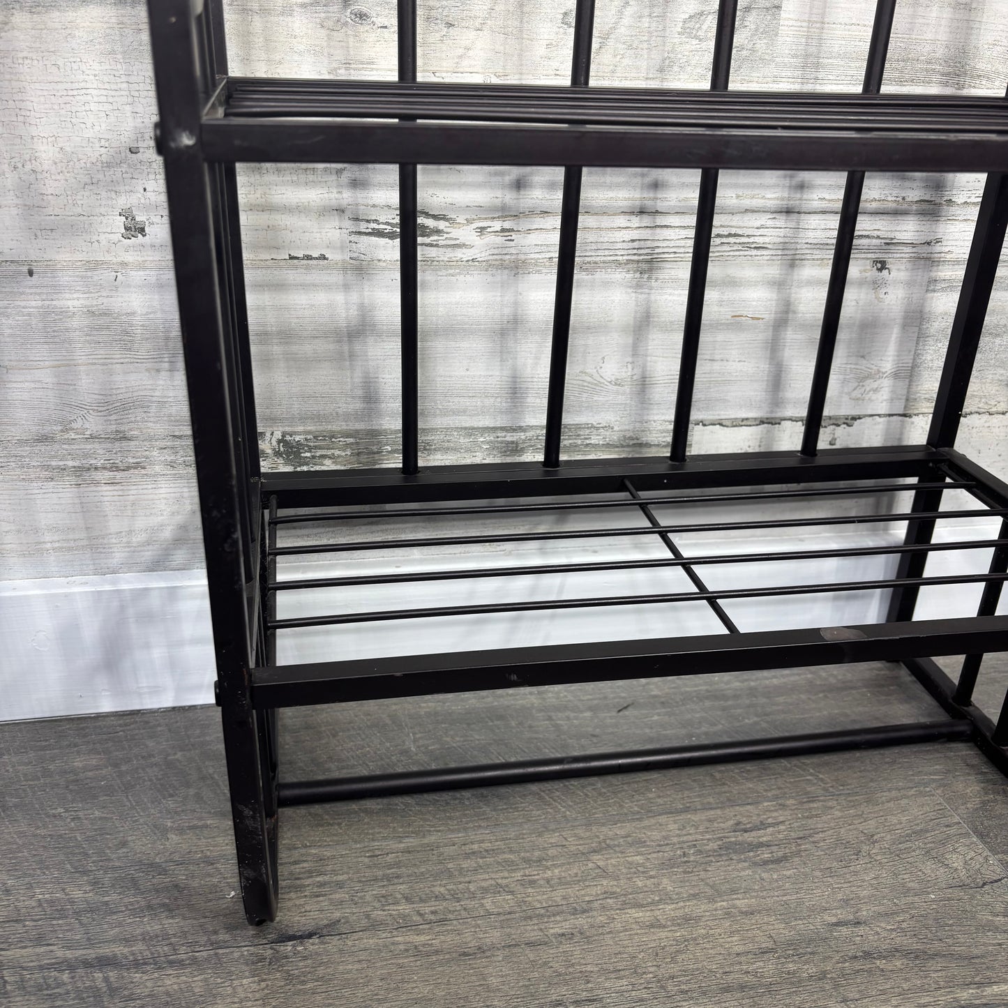 2-Tier Metal Wall Mount Shelf