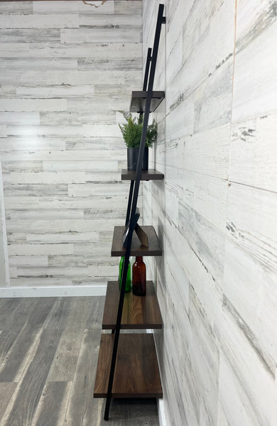 Ladder Style Leaning Wall Shelf