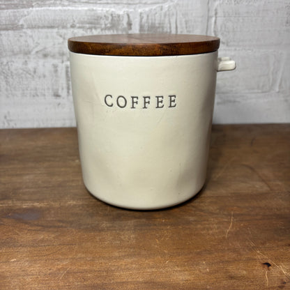 Hearth & Hand Magnolia Stoneware Coffee Canister *NO SPOON*