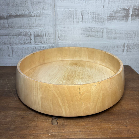 Large Wooden Salad and Serving Bowl
