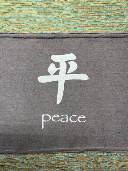Inspirational “Peace” Symbol Scroll