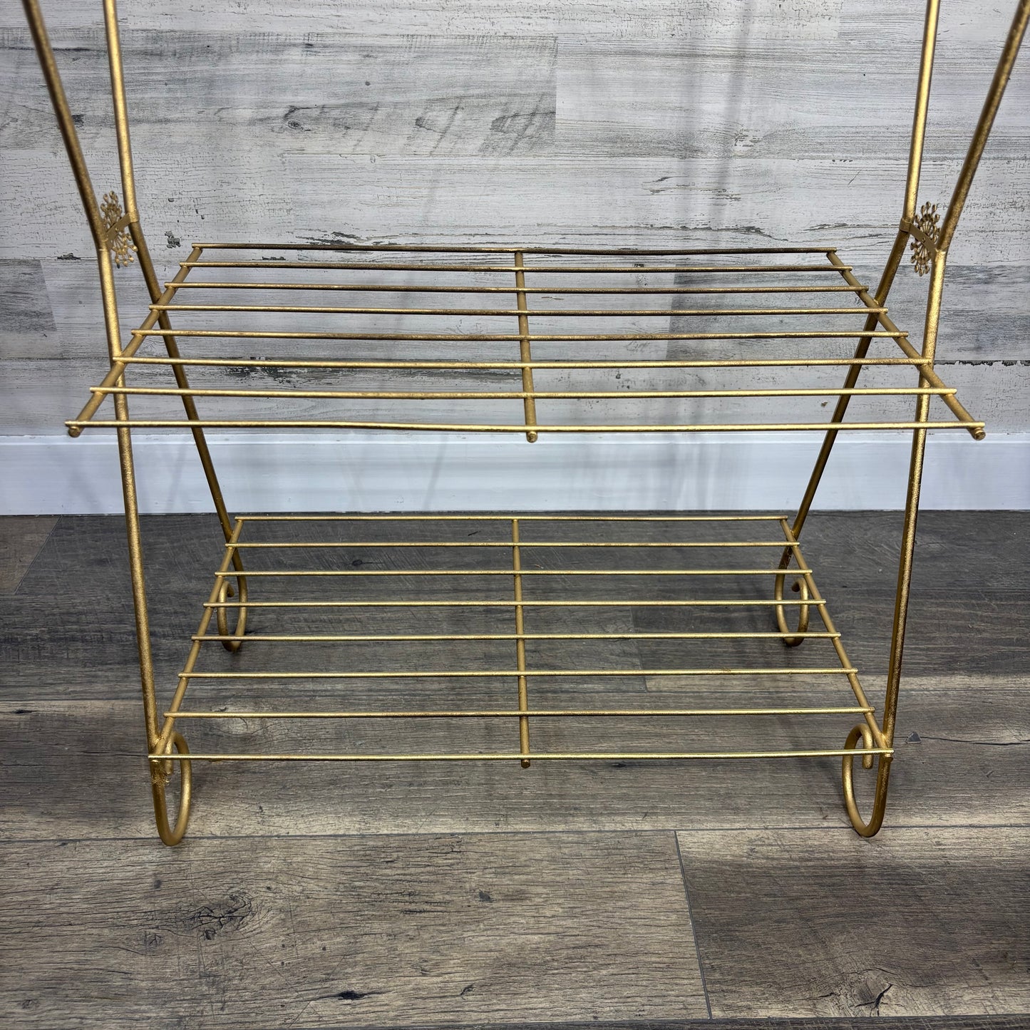 Gold Metal Plant Stand
