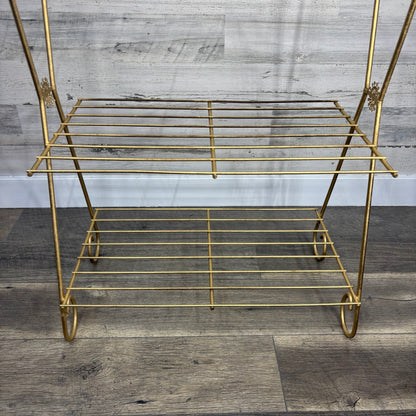 Gold Metal Plant Stand