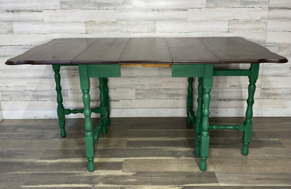 Green Drop Leaf Dining Table