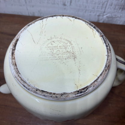 Antique Hall "Crocus" Meltdown Coffee Pot Planter Pot