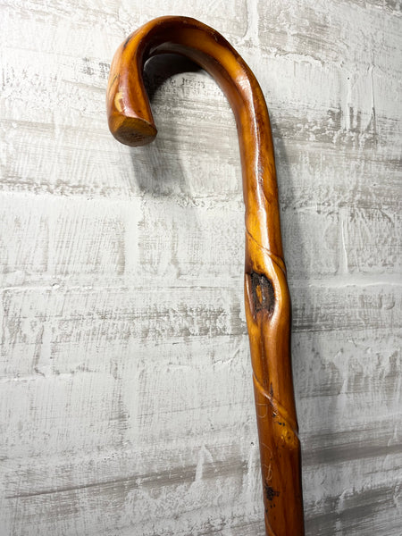 Hand Carved Wooden Cane