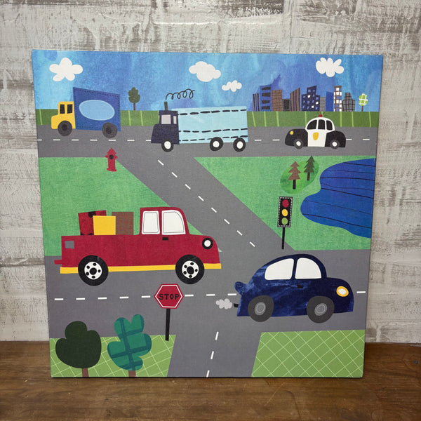 Oopsy Daisy Busy Road Canvas Art