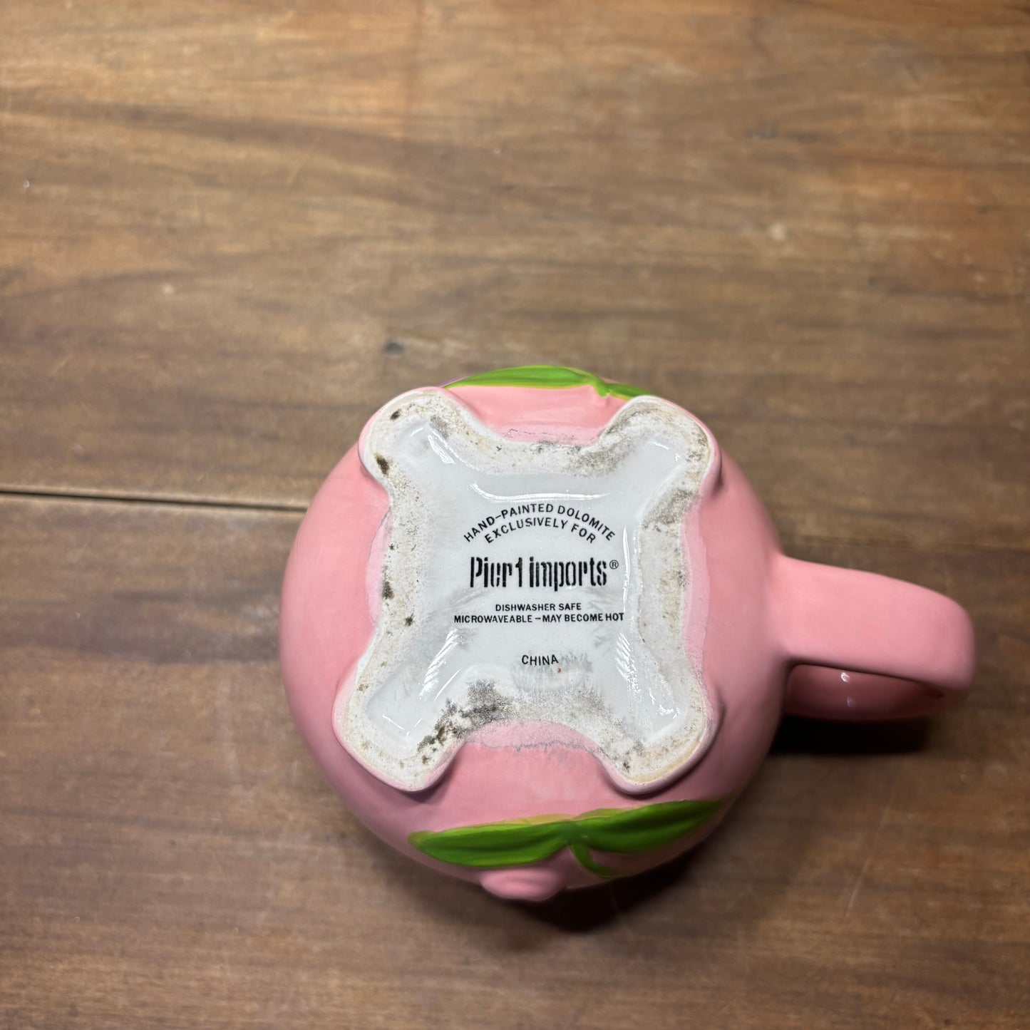 Pier 1 Imports Pink Pig Mug