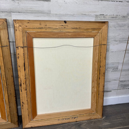 Original Artist South West Desert Framed Painting Set