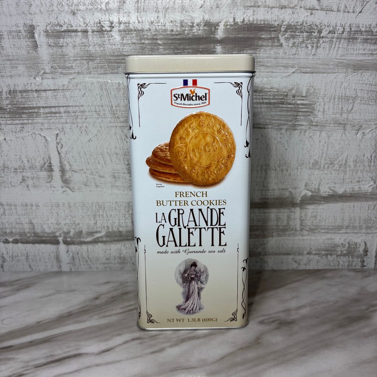 St Michel La Grande Galette French Butter Cookies Advertising Tin