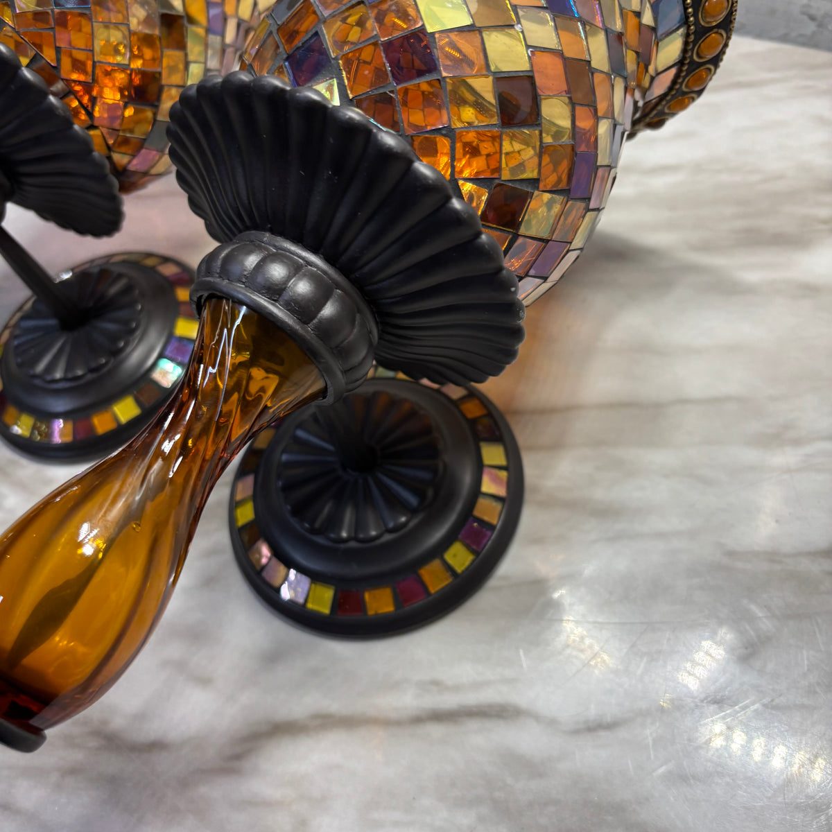 PartyLite Global Fusion Mosaic Wall Sconces