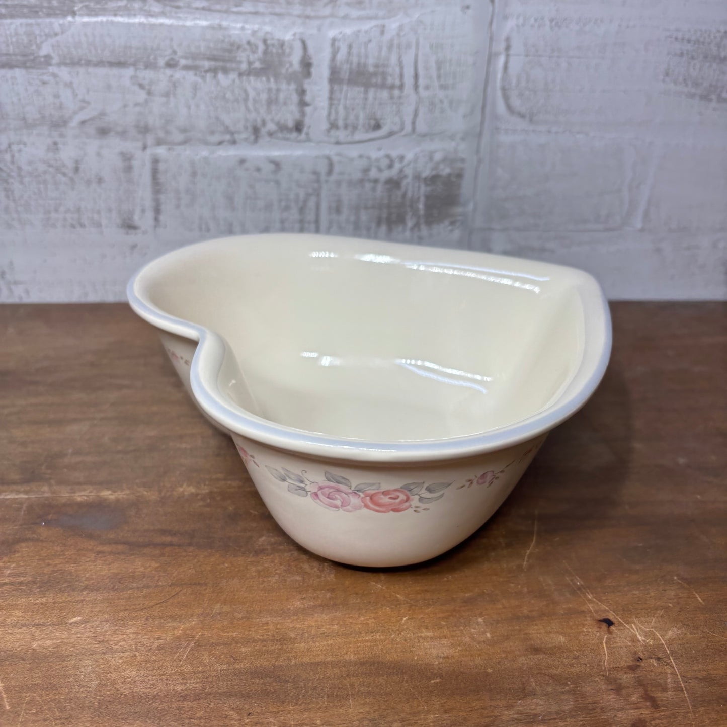 Vintage Pfaltzgraff Tea Rose Heart-Shaped Bowl