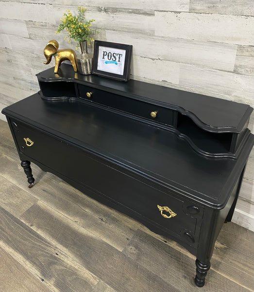 Short Black Dresser